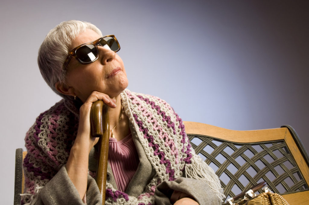 Visually impaired seniors need extra care